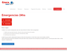 Tablet Screenshot of emeca.com.ar